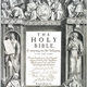 Imagen de la primera edición de la Biblia del Rey Jacobo. Foto: Wikipedia